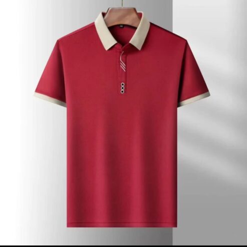 Men’s Breathable Short Sleeve Polo Shirt